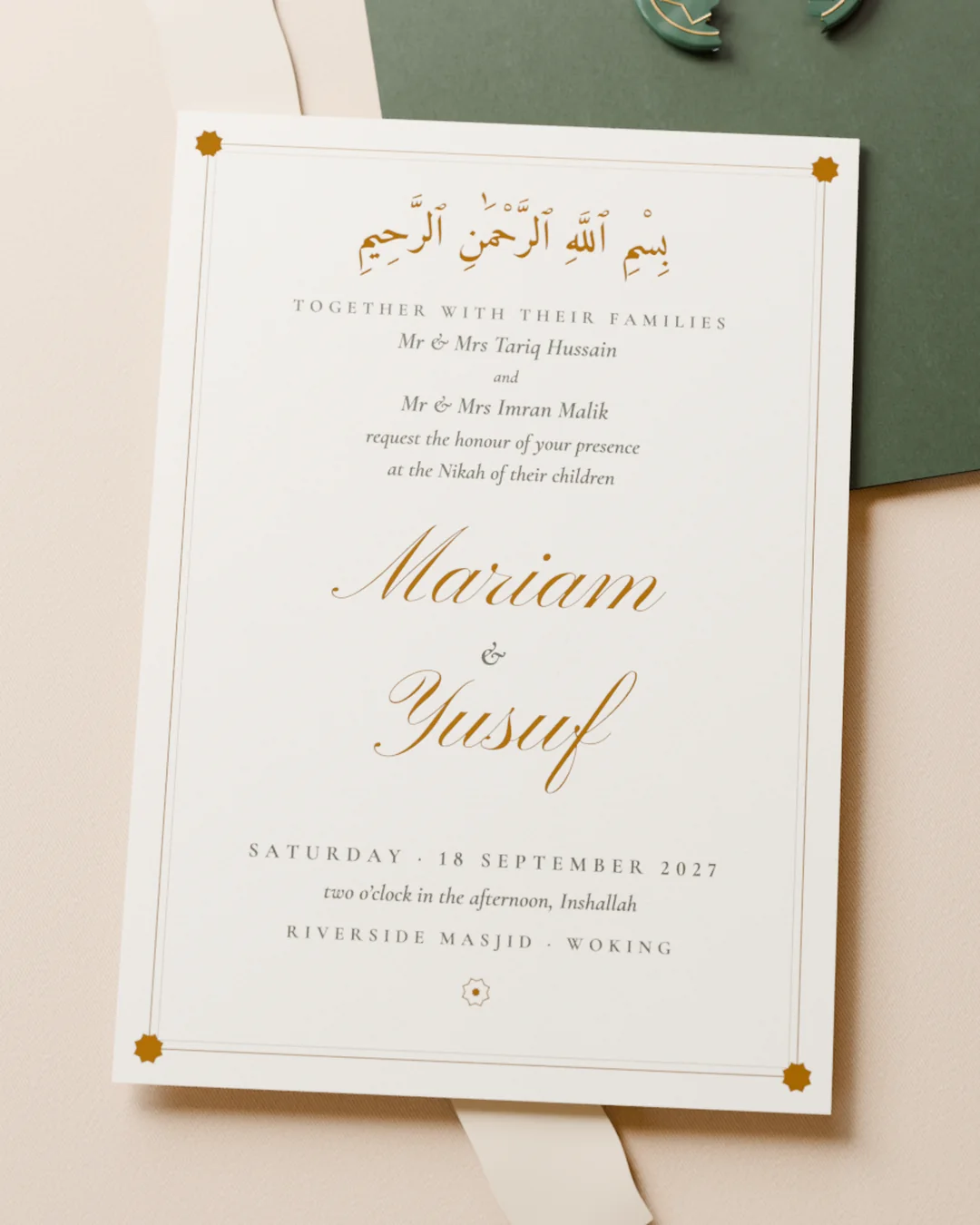 The Ivory Card design